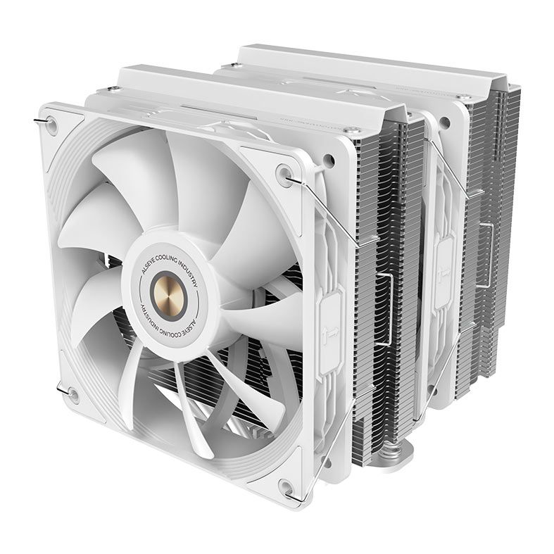 Cooler Para Processador Alseye Thor N600-DT FDB, ARGB, 120mm, Branco, THOR-N600-DTWH