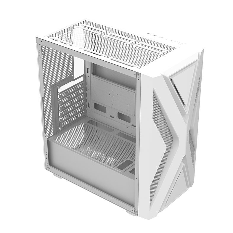 Gabinete Gamer Alseye Thor, Mid-Tower, Lateral de Vidro, Branco, THOR-WH