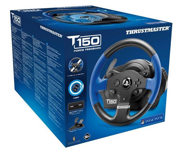 Volante de Carrera Thrustmaster T150 Retour de Force Racing Wheel + Pedal  PS3/PS4