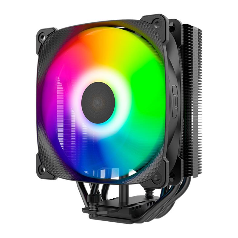 Cooler Para Processador Geometric Future Tiger Prawn, RGB, 120mm, Preto, TIGER-PRAWN