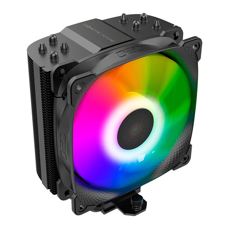 Cooler Para Processador Geometric Future Tiger Prawn, RGB, 120mm, Preto, TIGER-PRAWN
