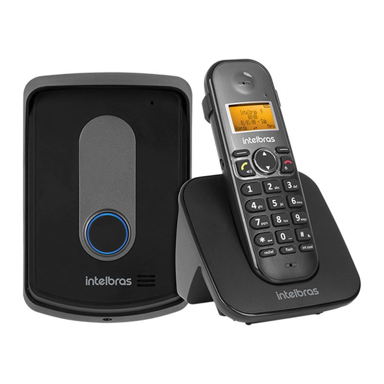Interfone Sem Fio Intelbras Tis 5010 Preto, TIS 5010