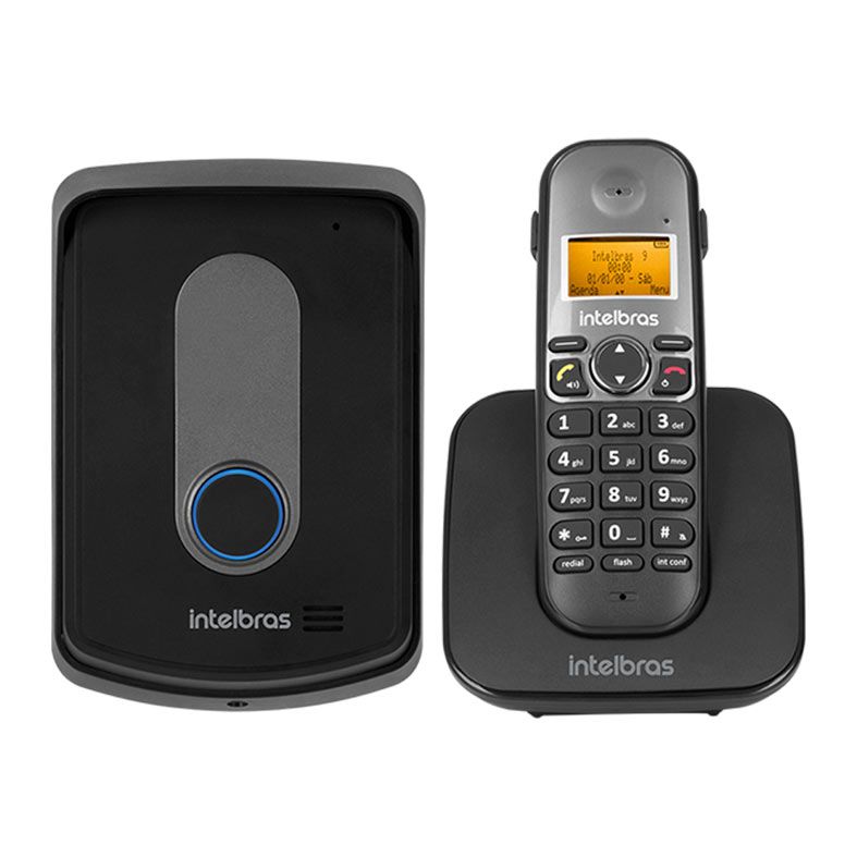 Interfone Sem Fio Intelbras Tis 5010 Preto, TIS 5010