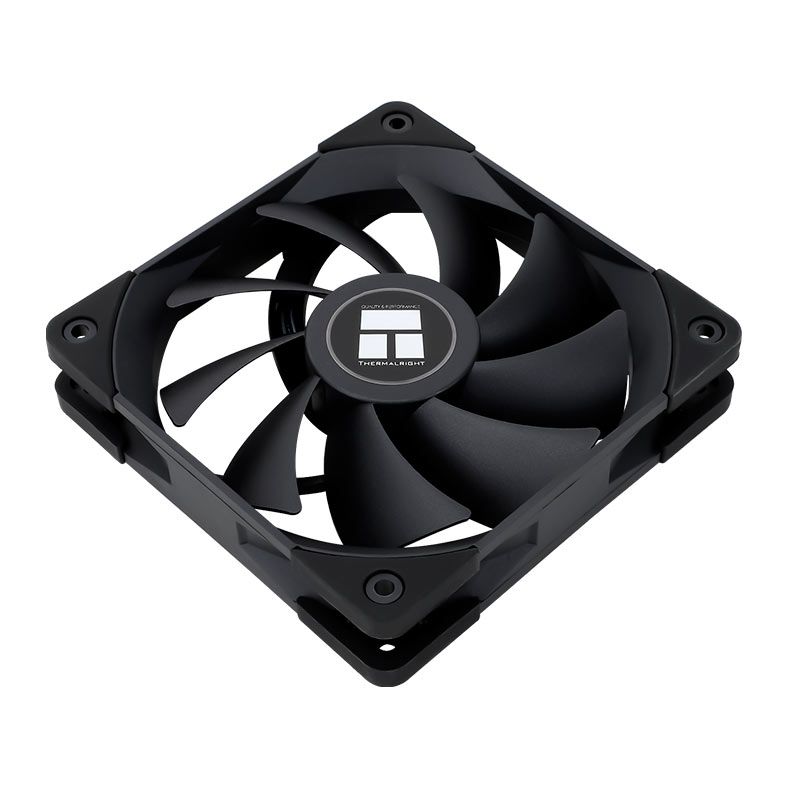 Ventoinha Thermalright TL-C12-B, 120mm, Preto, TL-C12-B