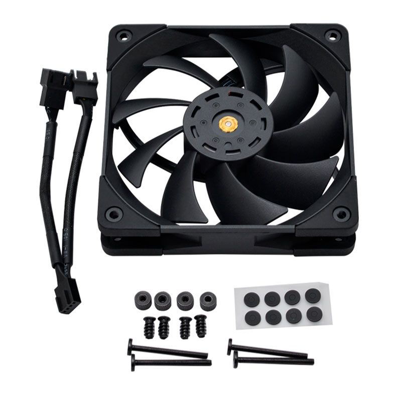 Ventoinha Thermalright TL-C12 PRO, 120mm, Preto, TL-C12-PRO