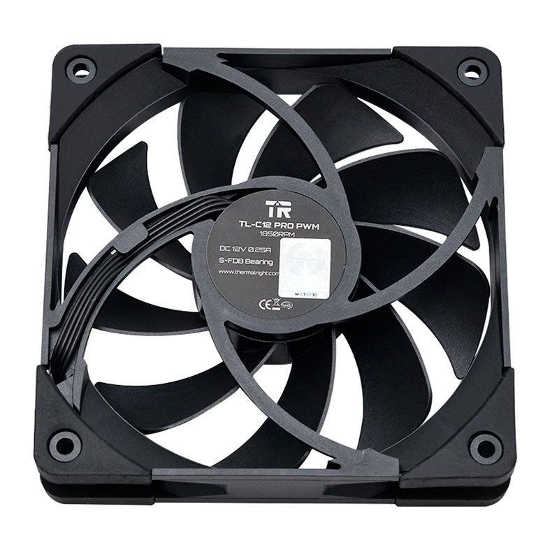 Ventoinha Thermalright TL-C12 PRO, 120mm, Preto, TL-C12-PRO