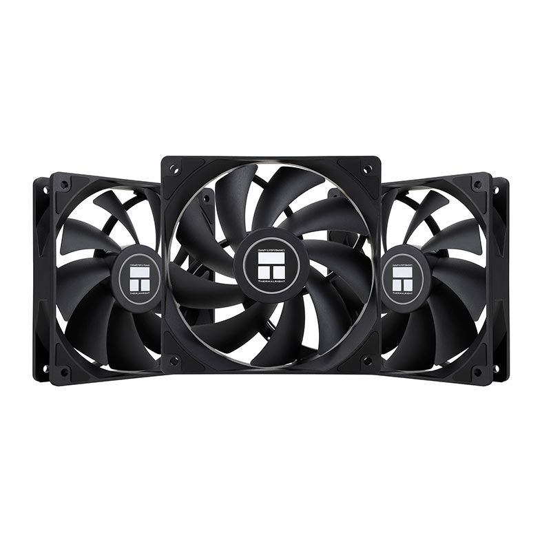 Kit Ventoinhas Thermalright TL-C12C-X3, 3x120mm, Preto, TL-C12C-X3
