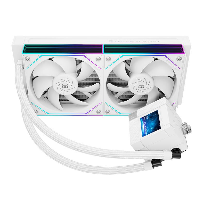 Water Cooler Thermalright Core Matrix Vision 240, ARGB, 240mm, Branco, TR-CMV-240-WH-ARGB