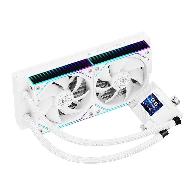 Water Cooler Thermalright Core Matrix Vision 240, ARGB, 240mm, Branco, TR-CMV-240-WH-ARGB