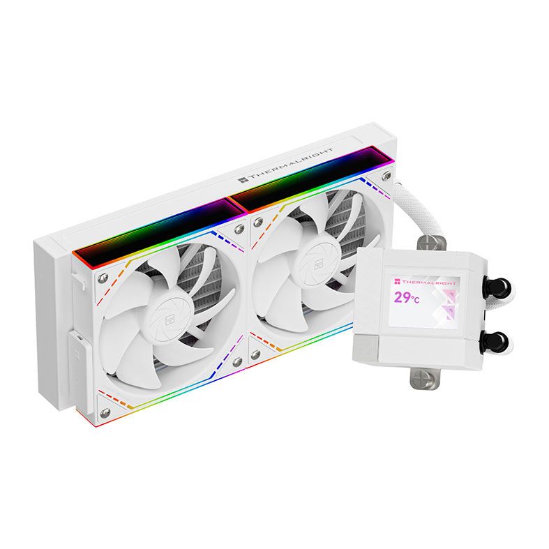 Water Cooler Thermalright Core Matrix Vision 240, ARGB, 240mm, Branco, TR-CMV-240-WH-ARGB