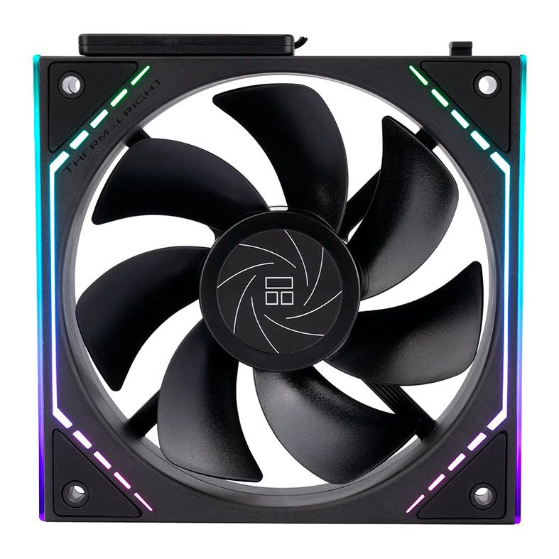 Ventoinha Thermalright TL-M12QR, RGB, 120mm, Preto, TL-M12QR