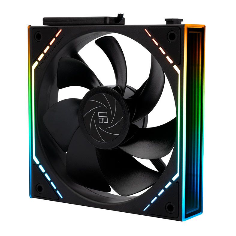 Ventoinha Thermalright TL-M12QR, RGB, 120mm, Preto, TL-M12QR