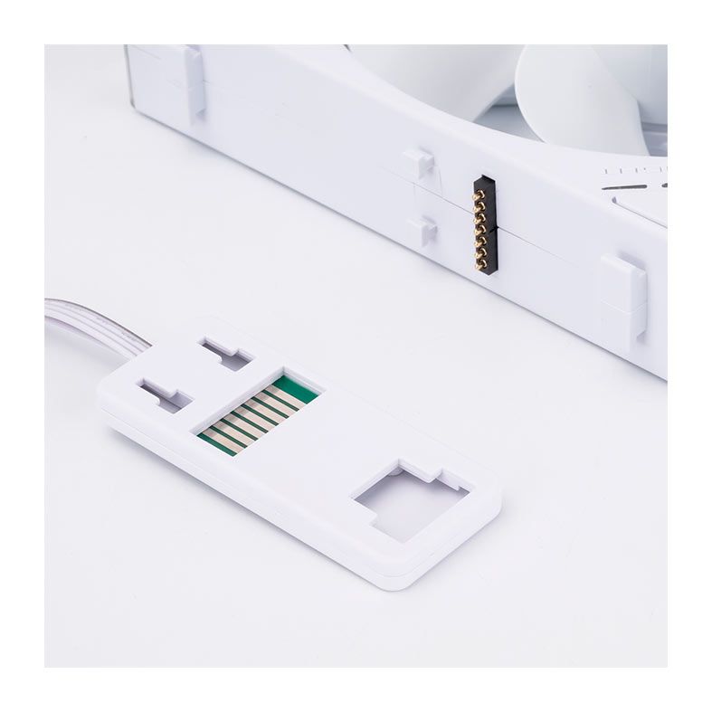 Ventoinha Thermalright TL-M12QRW, RGB, 120mm, Branco, TL-M12QRW
