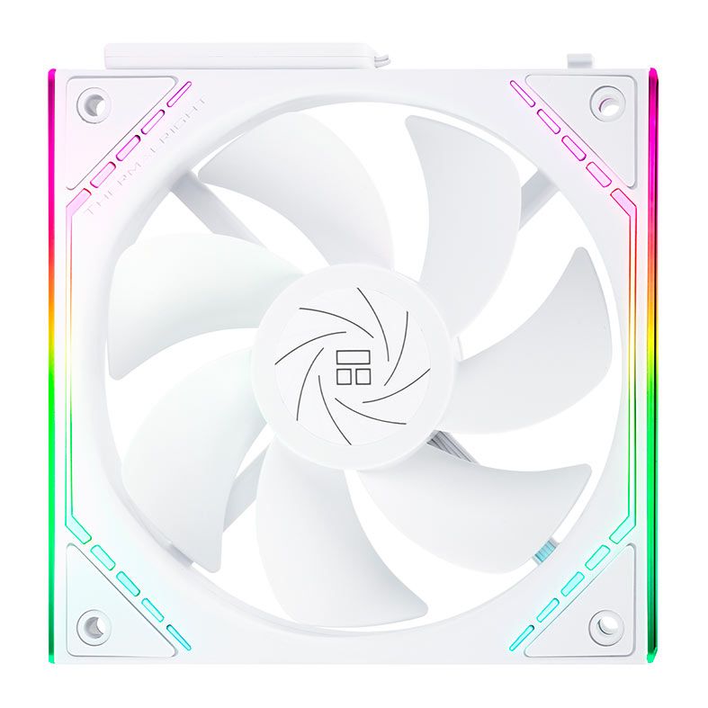 Ventoinha Thermalright TL-M12QRW, RGB, 120mm, Branco, TL-M12QRW
