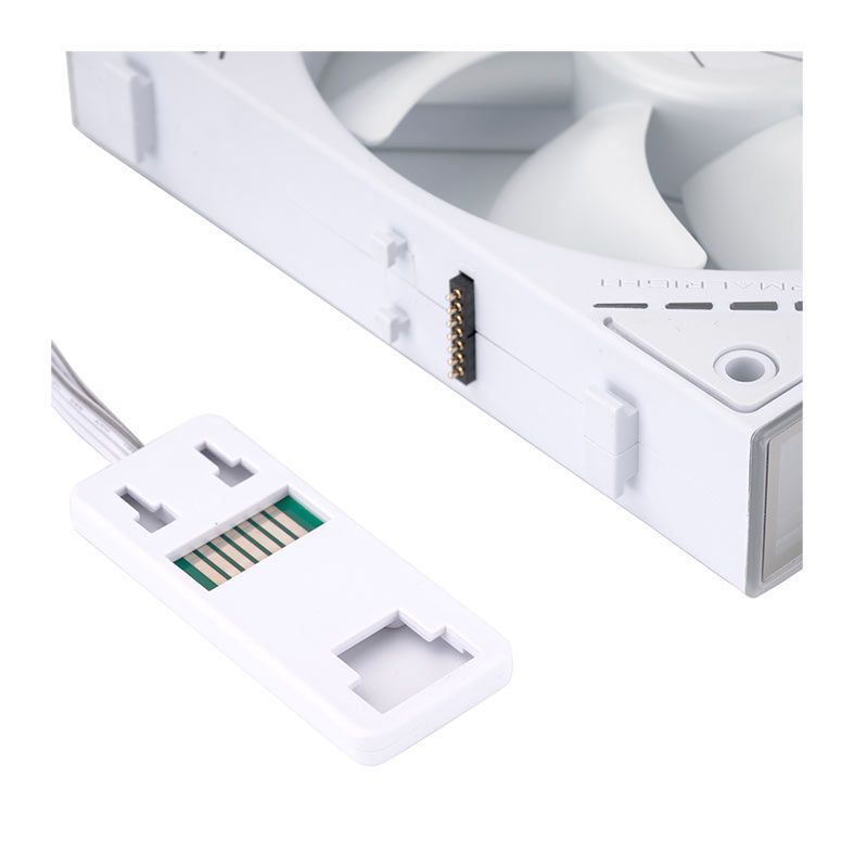 Ventoinha Thermalright TL-M12QW, ARGB, 120mm, Branco, TL-M12QW