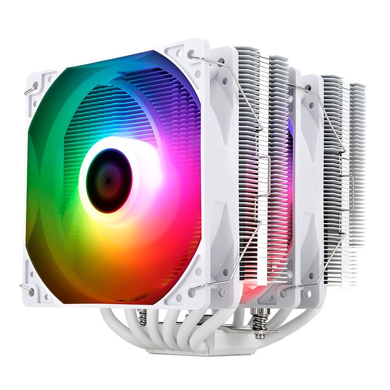 Cooler para Processador Thermalright Peerless Assassin 120 SE, ARGB, 120mm, Branco, TL-PEERLESS-SE-WH