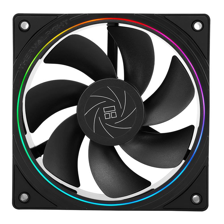 Ventoinha Thermalright TL-S12R, RGB, 120mm, Preto, TL-S12R
