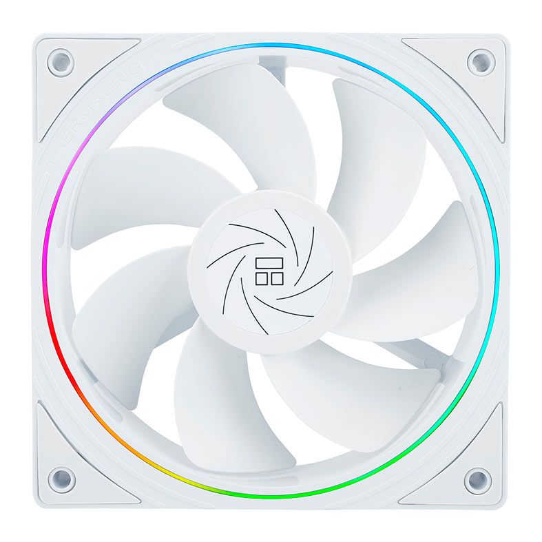 Ventoinha Thermalright TL-S12RW, RGB, 120mm, Branco, TL-S12RW