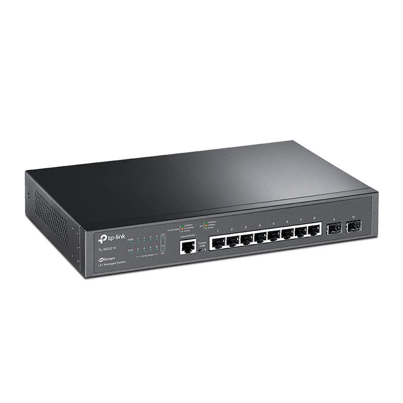 Switch TP-Link JetStream 8 Portas Gigabit, TL-SG3210