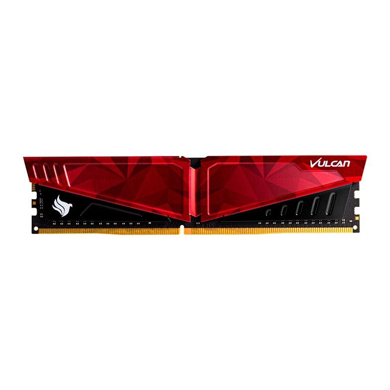 Memoria Team Group T-Force Vulcan Pichau 16GB (1x16) DDR4 3200MHz Vermelha, TLPRD416G3200HC16C01