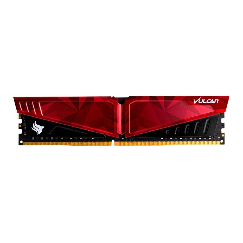 Memoria Team Group T-Force Vulcan Pichau 32GB (1x32) DDR4 3200MHz Vermelha, TLPRD432G3200HC16C01