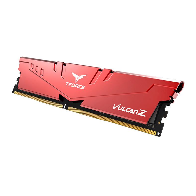 Memoria Team Group T-Force Vulcan Z, 32GB (2x16GB), DDR4, 3200MHz, C16, Vermelho, TLZRD432G3200HC16FDC01