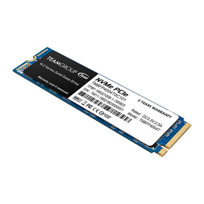 SSD Team Group MP34, 4TB, M.2 2280, PCIe NVMe, Leitura 3500MB/s, Gravacao 2900MB/s, TM8FP4004T0C101