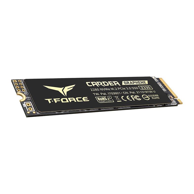 SSD Team Group Cardea Zero Z330, 1TB, M.2 2280, PCIe NVMe, Leitura 2100 MB/s, Gravacao 1700 MB/s, TM8FP8001T0C311