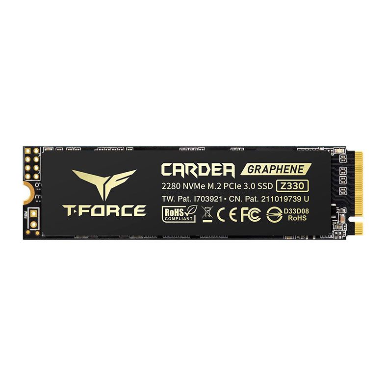 SSD Team Group Cardea Zero Z330, 1TB, M.2 2280, PCIe NVMe, Leitura 2100 MB/s, Gravacao 1700 MB/s, TM8FP8001T0C311