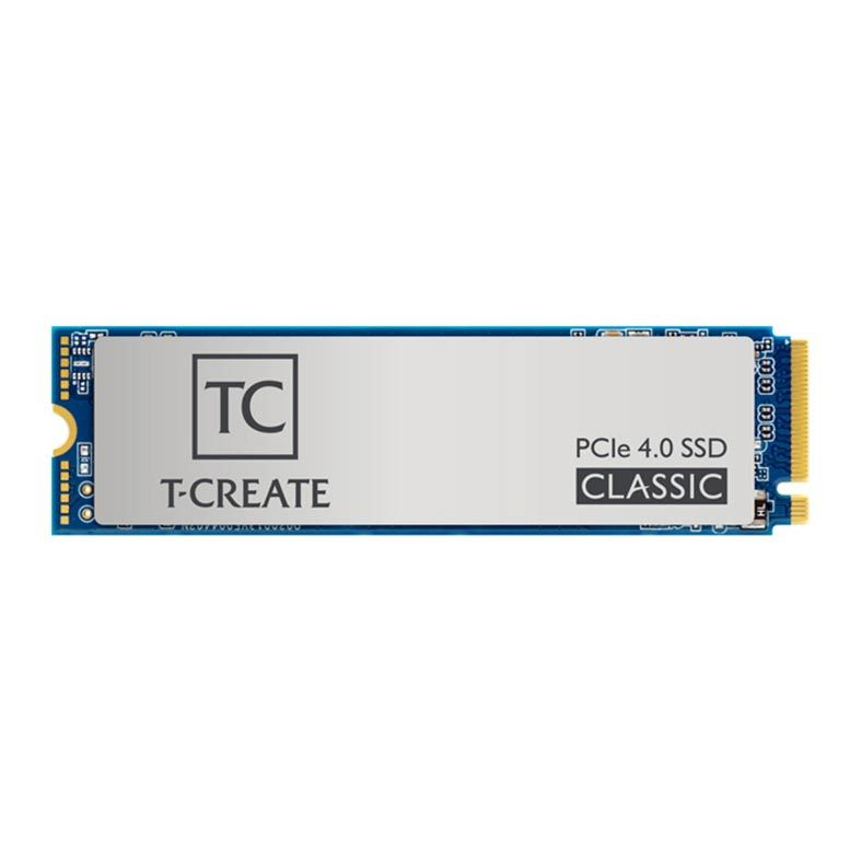 SSD Team Group T-Create Classic, 2TB, M.2 2280, PCIe NVMe, Leitura 5000MB/s, Gravacao 4400MB/s, TM8FPH002T0C611