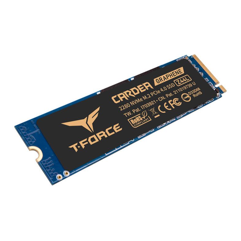 SSD Team Group Cardea Z44L, 500GB, M.2 2280, PCIe NVMe, Leitura 3500 MB/s, Gravacao 3000 MB/s, TM8FPL500G0C127