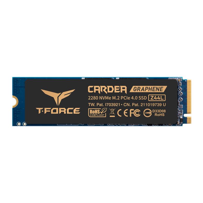 SSD Team Group Cardea Z44L, 500GB, M.2 2280, PCIe NVMe, Leitura 3500 MB/s, Gravacao 3000 MB/s, TM8FPL500G0C127