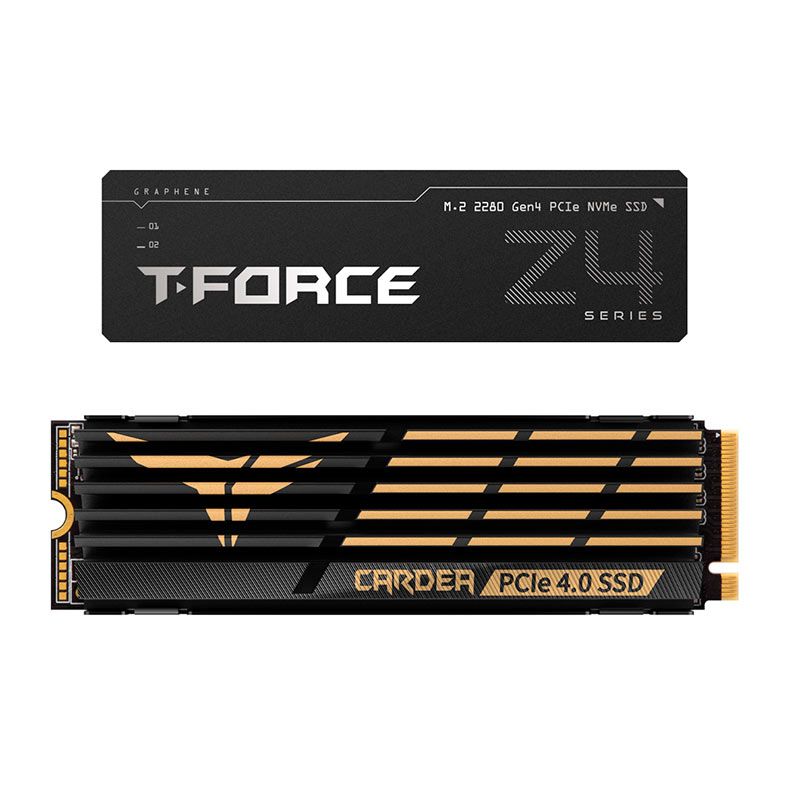 SSD Team Group T-Force Cardea Z44Q, 4TB, M.2 2280, PCIe NVme, Leitura 5000MB/s, Gravacao 4000MB/s, TM8FPQ004T0C327