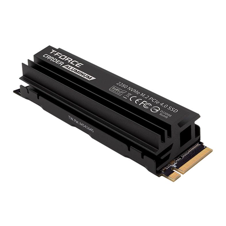 SSD Team Group T-Force Cardea A440 Pro, 2TB, M.2 2280, PCIe NVMe, Leitura 7400 MB/s, Gravacao 7000 MB/s, TM8FPR002T0C128