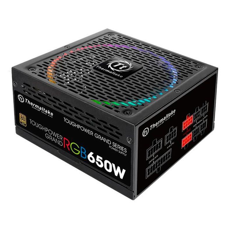 Fonte Thermaltake Toughpower Grand RGB 650W Full Modular 80Plus Gold, TPG-0650F-R