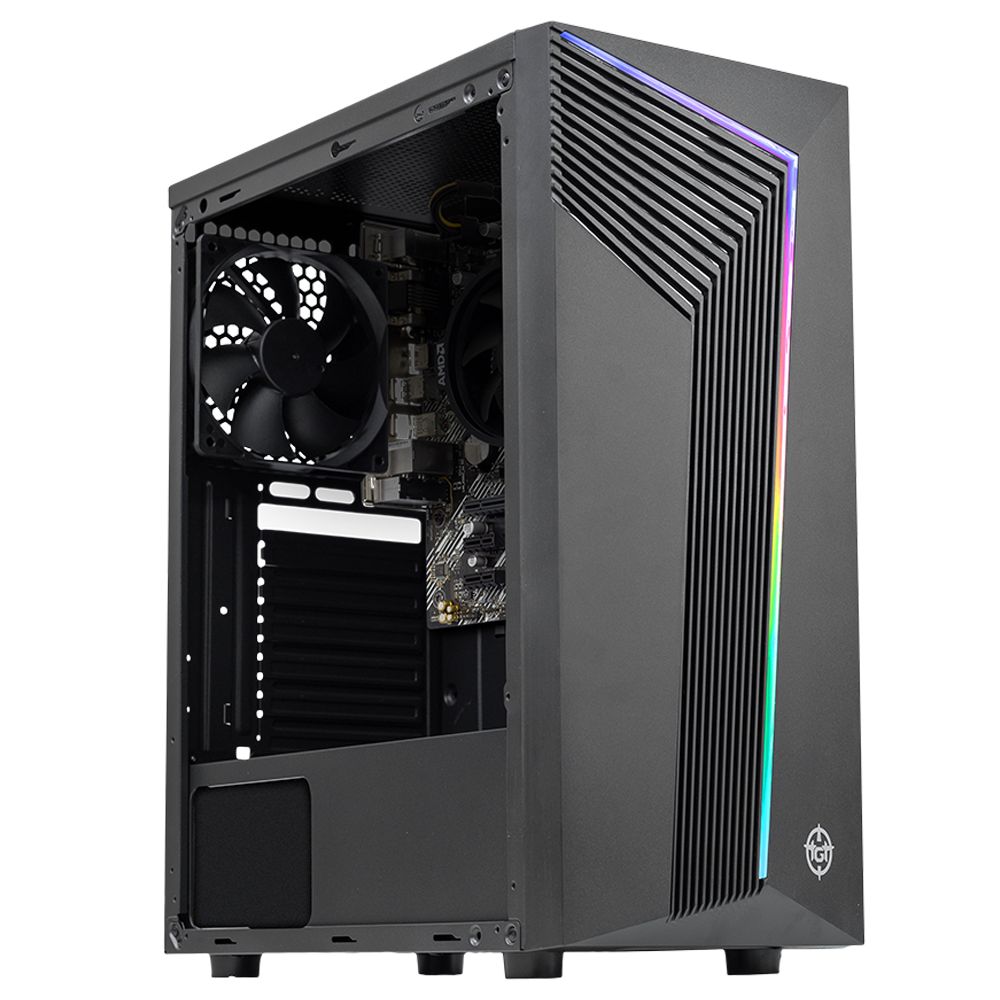 Computador Mancer Home HM056, AMD Ryzen 5 3600, Radeon R5 220 2GB, 8GB DDR4, SSD 240GB 