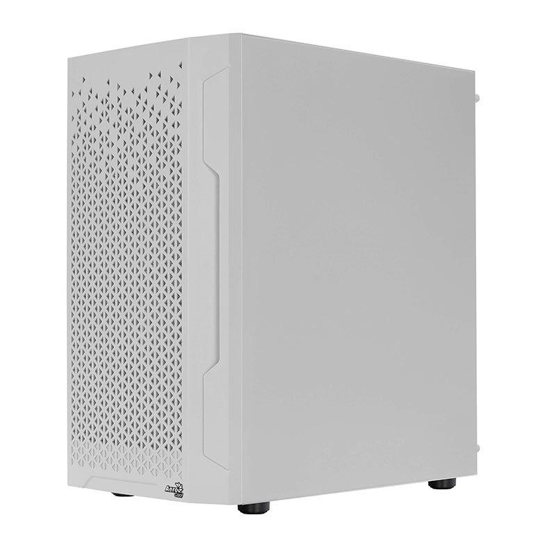 Gabinete Gamer Aerocool Trinity Mini V1, Mini-Tower, Lateral de vidro, Com 1 Fan, Branco, TRINITY-MINI-V1-BR