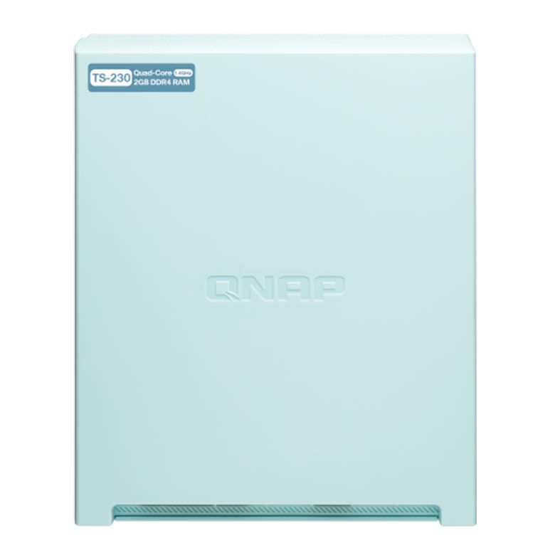 Storage NAS QNAP TS-230, Realtek RTD1296 4-core 1.4GHz, 2GB DDR4, 2x Baia S/ HD, TS-230-US