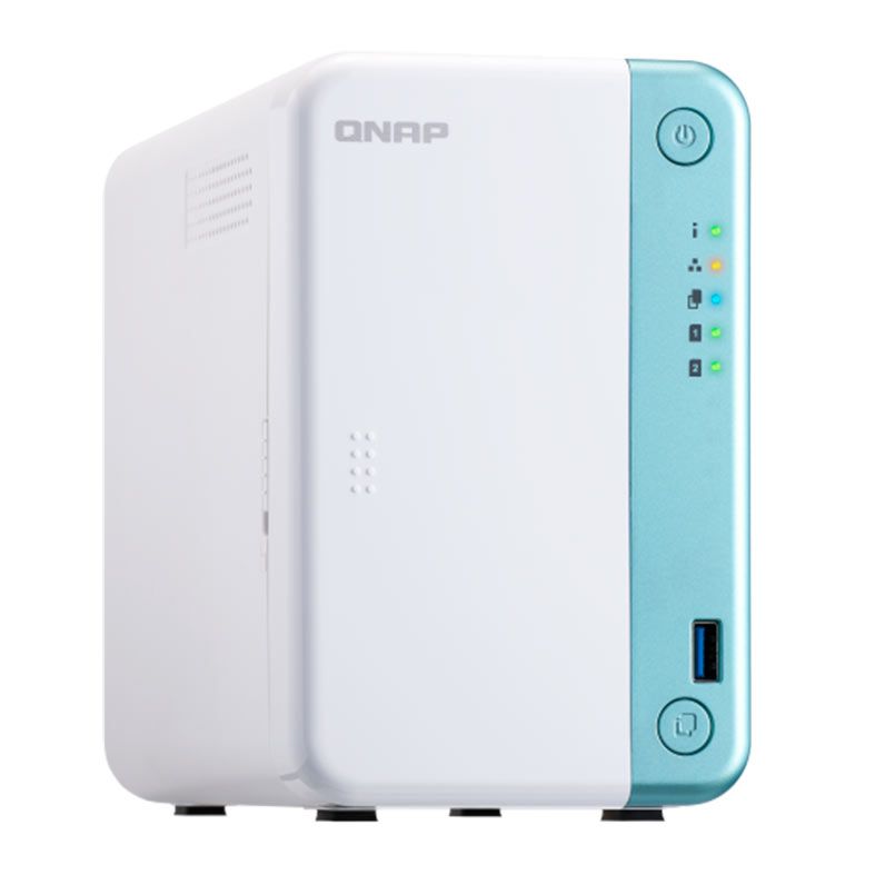 Storage NAS QNAP TS-251D, Intel Celeron J4005 2-Core 2-Threads 2.9GHz, 2GB DDR4, 2x Baia S/ HD, TS-251D-2G-US