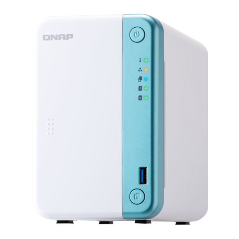 Storage NAS QNAP TS-251D, Intel Celeron J4005 2-Core 2-Threads 2.9GHz, 2GB DDR4, 2x Baia S/ HD, TS-251D-2G-US