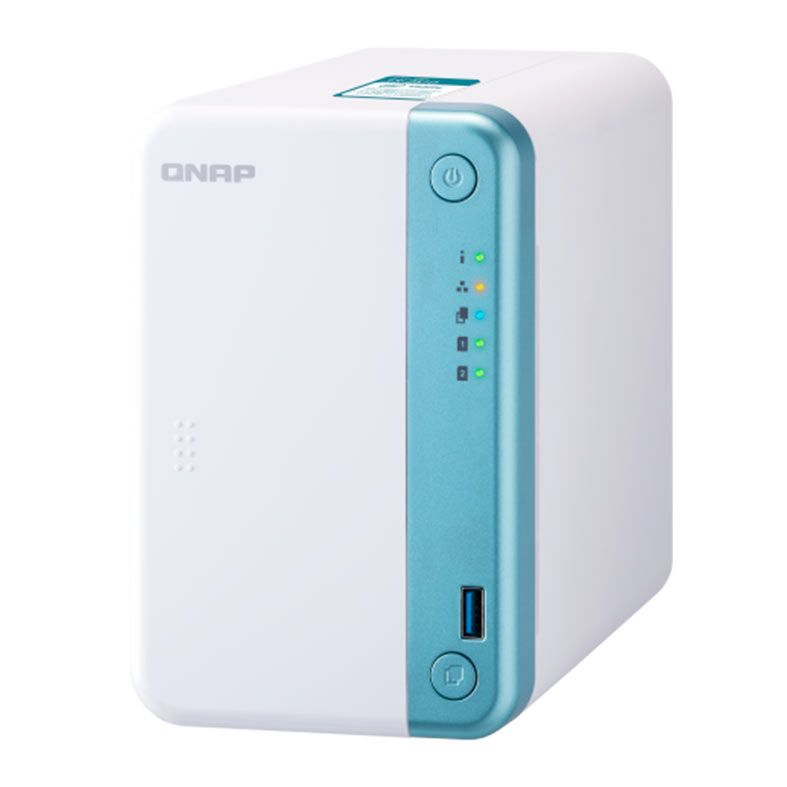 Storage NAS QNAP TS-251D, Intel Celeron J4005 2-Core 2-Threads 2.9GHz, 2GB DDR4, 2x Baia S/ HD, TS-251D-2G-US