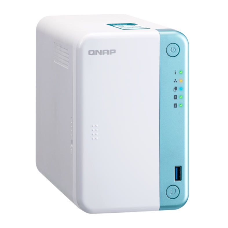 Storage NAS QNAP TS-251D, Intel Celeron J4005 2-Core 2-Threads 2.9GHz, 2GB DDR4, 2x Baia S/ HD, TS-251D-2G-US