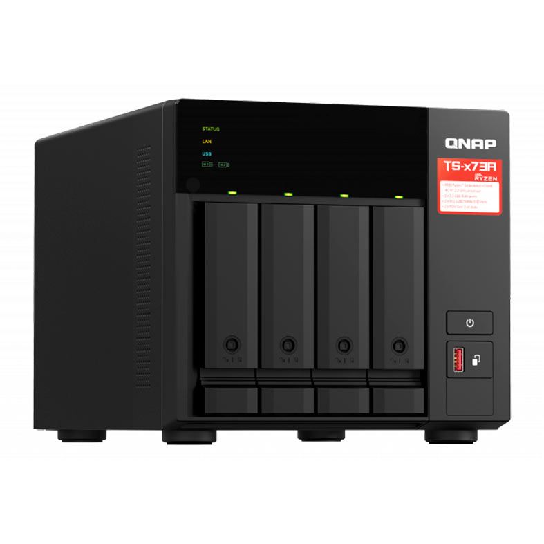 Storage NAS QNAP TS-431P3, Alpine AL314 4-Core 1.7GHz, Ryzen Embedded V1500B 4-Core 2.2GHz, 8GB DDR4, 4x Baia S/HD, TS-473A-8G-US
