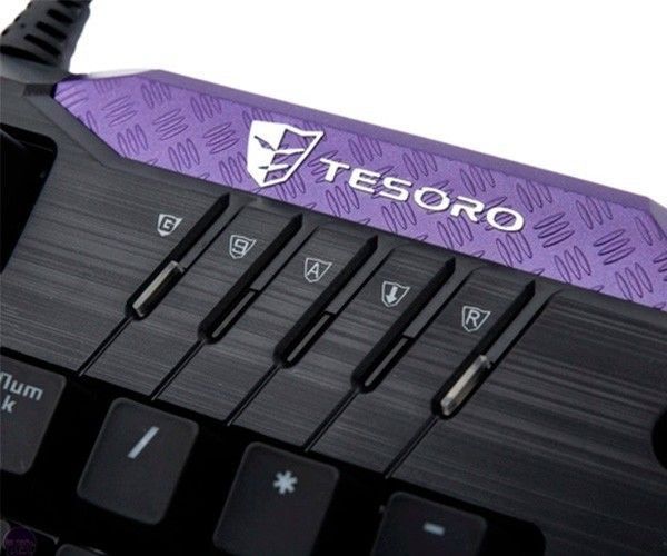 Teclado Gaming TESORO Lobera Mecanico Switch Red, TS-GNFL-RD