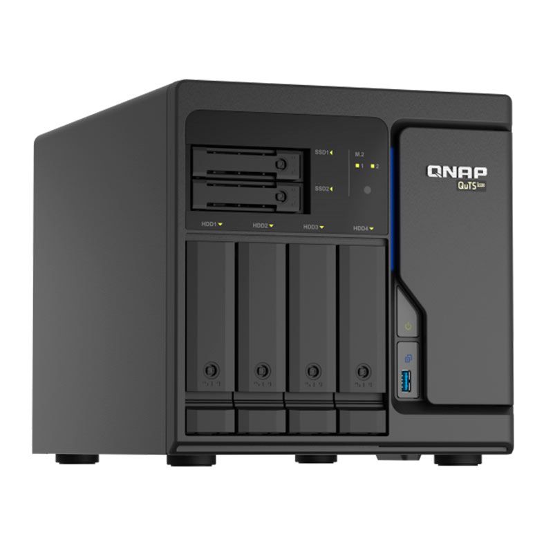 Storage NAS QNAP TS-H686, Intel Xeon D 2-Core 2.5GHz, 8GB DDR4, 4x Baia S/HD, TS-H686-D1602-8G