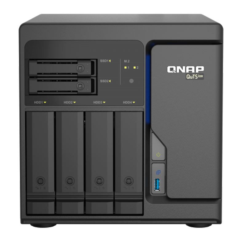 Storage NAS QNAP TS-H686, Intel Xeon D 2-Core 2.5GHz, 8GB DDR4, 4x Baia S/HD, TS-H686-D1602-8G