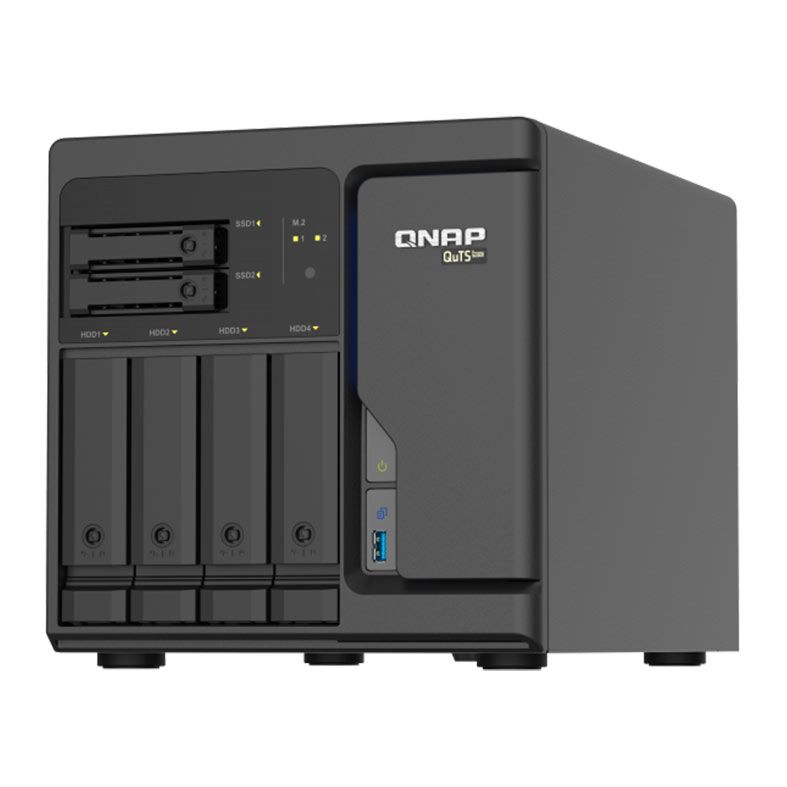 Storage NAS QNAP TS-H686, Intel Xeon D 2-Core 2.5GHz, 8GB DDR4, 4x Baia S/HD, TS-H686-D1602-8G