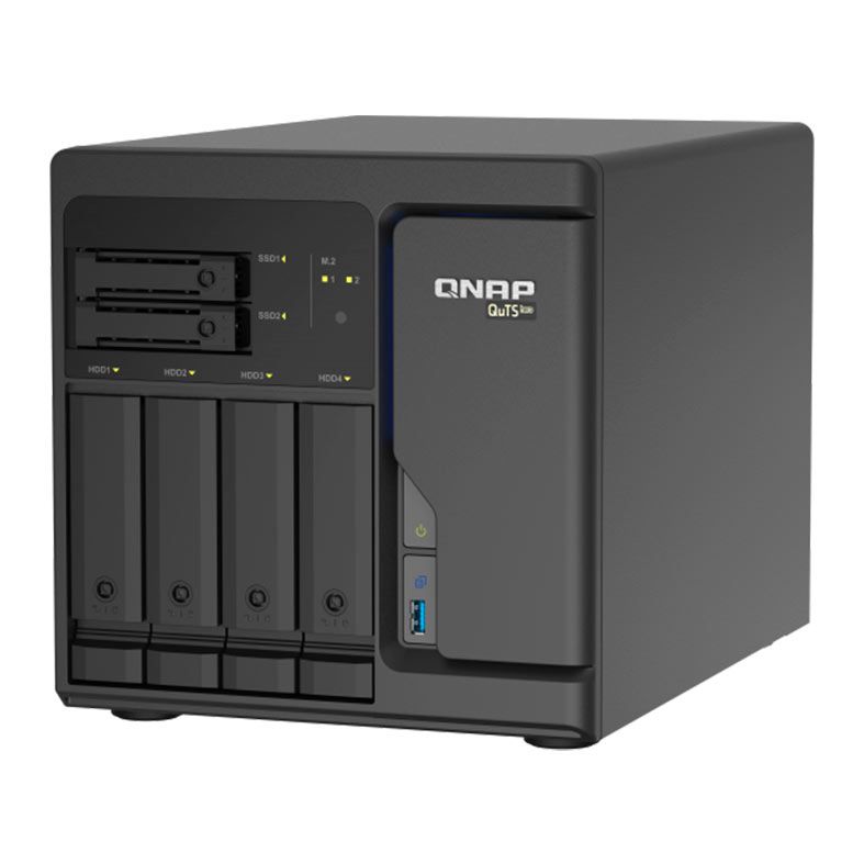 Storage NAS QNAP TS-H686, Intel Xeon D 2-Core 2.5GHz, 8GB DDR4, 4x Baia S/HD, TS-H686-D1602-8G