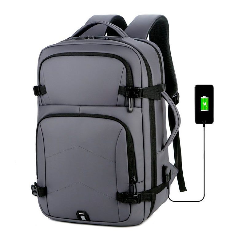 Mochila Omaska TSX2023-1, Cinza, TSX2023-1-GY