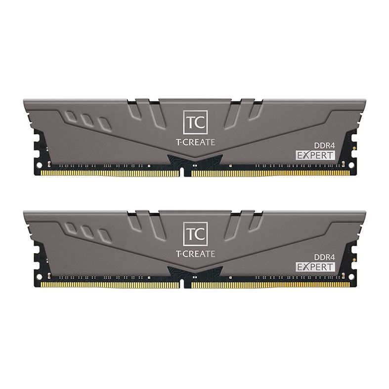 Memoria Team Group T-Force Expert, 32GB (2x16GB), DDR4, 3200MHz, C16, Cinza, TTCED432G3200HC16FDC01